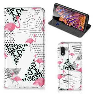 Samsung Xcover Pro Hoesje maken Flamingo Triangle