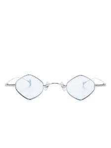 Eyepetizer lunettes de soleil Juliette à monture ovale - Argent