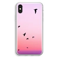 Fly away: iPhone X Transparant Hoesje