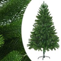 The Living Store Kunstkerstboom - 180 cm - Met 150 LEDs - Inclusief kerstballen - Groen