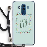 It's Lit: Huawei Mate 10 Pro Transparant Hoesje met koord
