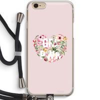GRL PWR Flower: iPhone 6 / 6S Transparant Hoesje met koord