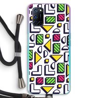 8-bit N°4: Oppo A52 Transparant Hoesje met koord