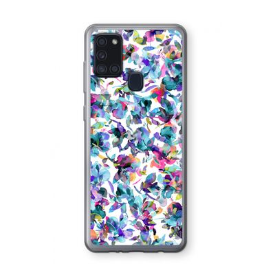 Hibiscus Flowers: Samsung Galaxy A21s Transparant Hoesje