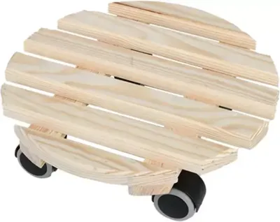 Esschert Design trolley naturel rond indoor