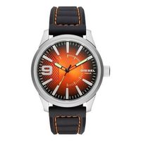Horlogeband Diesel DZ1858 Leder Zwart 24mm