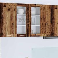 Hangkast met opslag Oudhout 80 x 31 x 80 cm Bewerkt hout