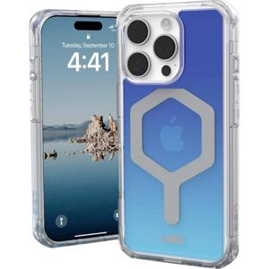 Urban Armor Gear Plyo Backcover Apple iPhone 16 Pro Blauw, Transparant Inductieve lading, MagSafe compatible, Stootbestendig
