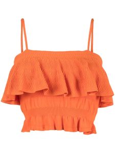 Solid & Striped haut de bikini The Kaia à motif zig-zag - Orange