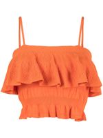 Solid & Striped haut de bikini The Kaia à motif zig-zag - Orange