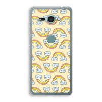 Regenboog: Sony Xperia XZ2 Compact Transparant Hoesje