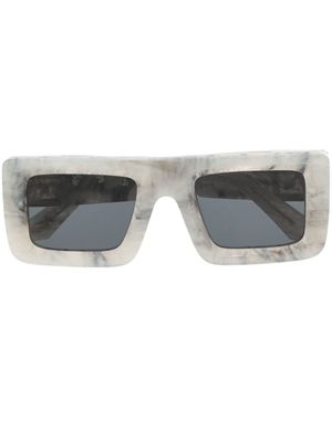 Off-White Eyewear lunettes de soleil Arrows à monture carrée - Gris