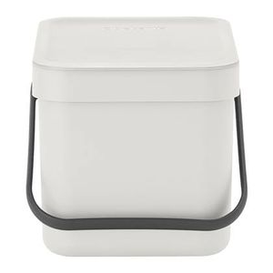 Brabantia Sort & Go Afvalemmer 6 L - Grijs