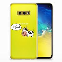 Samsung Galaxy S10e Telefoonhoesje met Naam Cow - thumbnail