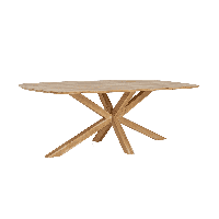 Tower Living Eettafel 'Crotone' Acaciahout, 200 x 110cm