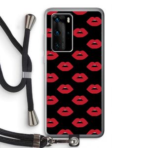 Lips: Huawei P40 Pro Transparant Hoesje met koord