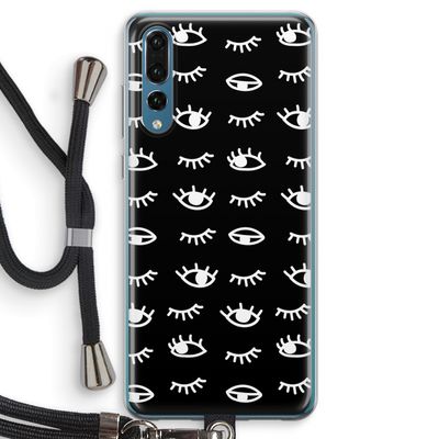 Eye pattern #3: Huawei P20 Pro Transparant Hoesje met koord