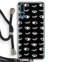 Eye pattern #3: Huawei P20 Pro Transparant Hoesje met koord