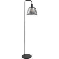 Leen Bakker - Vloerlamp Fynn E27 65x36x30 Cm - Metaal - Zwart