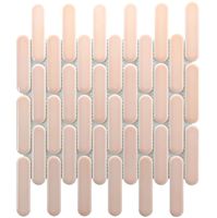 Tegelsample: The Mosaic Factory Sevilla ovale vinger mozaïek tegels 30x30 roze