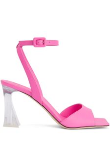 Giuseppe Zanotti sandales Vesta à talon transparent - Rose