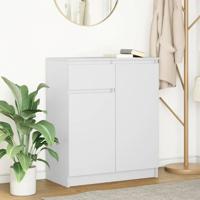 Dressoir met lade 71x35x84 cm spaanplaat wit
