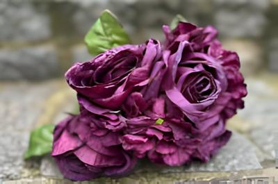 Boeket nieuwe fuchsia rozen en hortensia's - Buitengewoon de boet