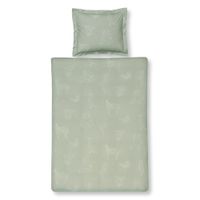 Vandyck Vandyck ANIMAL KIDS 1-persoons (140x200/220 ) pale olive