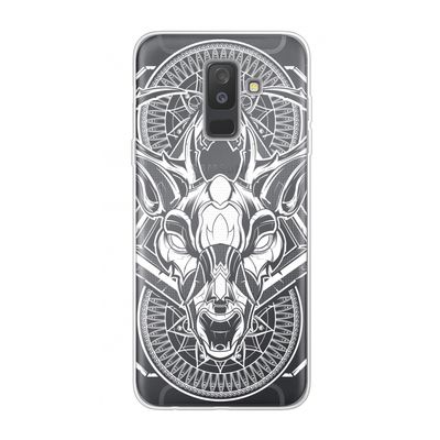 Oh Deer: Samsung Galaxy A6 Plus (2018) Transparant Hoesje