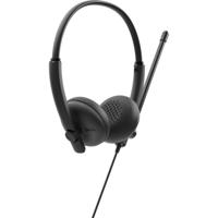 DELL WH125 Headset Bedraad Hoofdband Oproepen/muziek USB Type-A Zwart