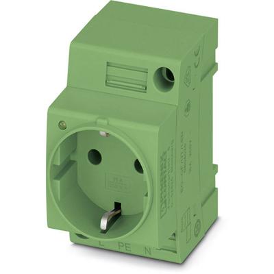 Phoenix Contact EO-CF/UT/LED/GN Schakelkastcontactdoos Groen 1 stuk(s)