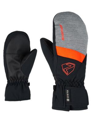 Ziener Levin Gtx Kinder Handschoen Dark Melange/Black 7