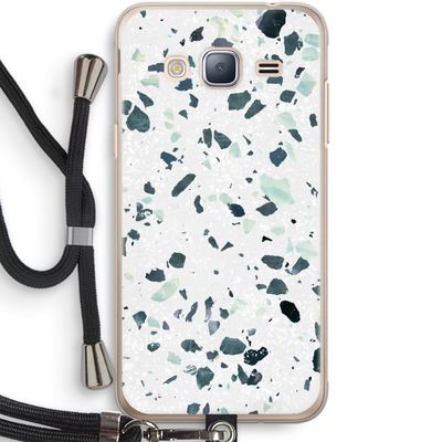 Terrazzo N°2: Samsung Galaxy J3 (2016) Transparant Hoesje met koord