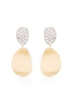 Marco Bicego boucles d'oreilles en or 18ct pavées de diamants - thumbnail