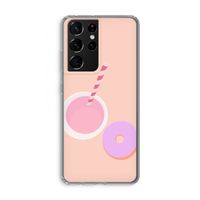 Donut: Samsung Galaxy S21 Ultra Transparant Hoesje Donut: Samsung Galaxy S21 Ultra Transparant Hoesje
