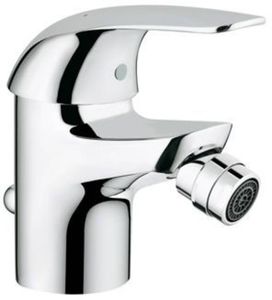 Grohe Euroeco bidetkraan met waste Chroom