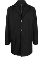 Canali manteau superposé à simple boutonnage - Noir