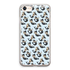 Zeemeermin: iPhone 8 Transparant Hoesje