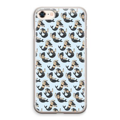 Zeemeermin: iPhone 8 Transparant Hoesje