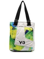 Y-3 sac cabas à imprimé abstrait - Vert