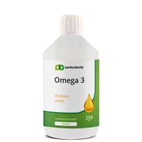 Perfectbody Omega 3 Visolie Vloeibaar - Munt | Framboos - thumbnail