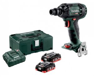 Metabo SSW 18 LTX 300 BL 18V LiHD Accu slagmoersleutel set 2 x 4.0Ah accu in Koffer - 300Nm - 1/2" - koolborstelloos | 602395800 - 602395800