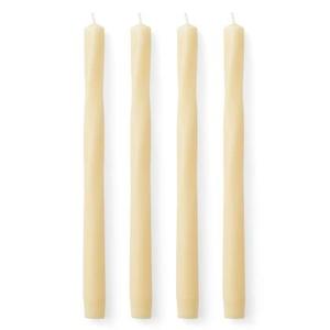 Audo Copenhagen Twist Tapered kaarsen H30 set van 4 Ivory