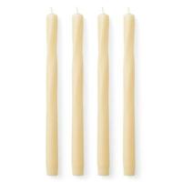 Audo Copenhagen Twist Tapered kaarsen H30 set van 4 Ivory