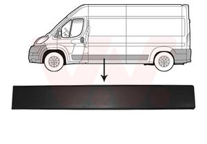 Sier- / beschermingspaneel, deur VAN WEZEL, Inbouwplaats: Links, u.a. fÃ¼r Fiat, Peugeot, CitroÃ«n