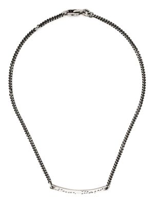 WERKSTATT:MÜNCHEN collier Bird Flight à design gravé - Argent