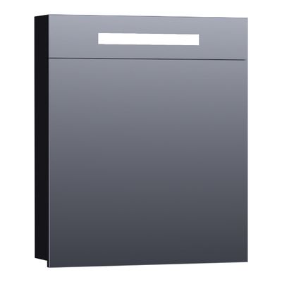 Spiegelkast 2.0 Exclusive Line 60cm Linksdraaiend Mat Zwart