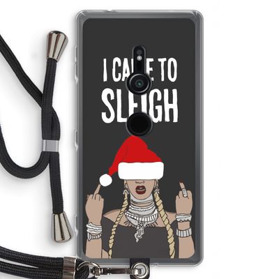 Came To Sleigh: Sony Xperia XZ2 Transparant Hoesje met koord