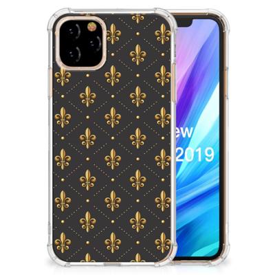Apple iPhone 11 Pro Doorzichtige Silicone Hoesje Franse Lelie
