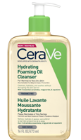 CeraVe Hydrating Foaming Oil Cleanser - voor normale tot (zeer) droge huid - voor gezicht en lichaam